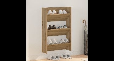 Schoenenkast Artisan Eiken 60 x 18 x 90 cm Bewerkt hout