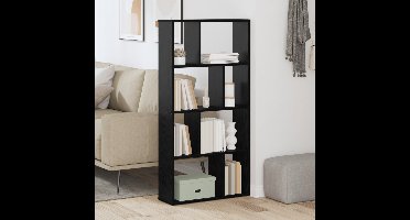 Boekenkast Zwart Eiken 70 x 20 x 102.5 cm Bewerkt hout