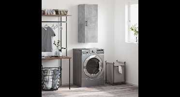 Bovenkast 34,5x34x90 cm betongrijs