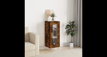 Dressoir 34,5x34x90 cm bewerkt hout gerookt eiken