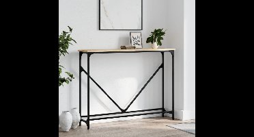 Wandtafel 102x22,5x75 cm bewerkt hout sonoma eikenkleurig