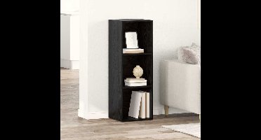 Tv-meubelset Wandgemonteerd Zwart 72 x 35 x 37 cm Bewerkt hout