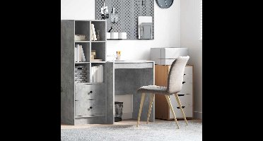 Bureau Beton Grijs 60 x 50 x 76 cm