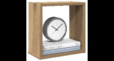 Wandschappen kubus 2st 30x15x30cm bewerkt hout artisanaal eiken