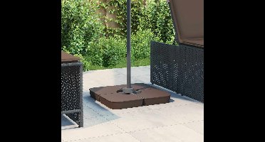4-delige Set parasolvoeten voor kruisvoet parasol 100 kg PP