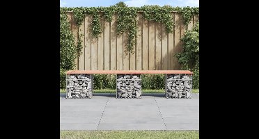 Tuinbank schanskorfontwerp 203x44x42 cm massief douglashout