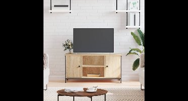 Tv-meubel 100x40x50 cm bewerkt hout sonoma eikenkleurig