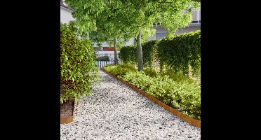 Gazonranden 10 stuks 10x103 cm flexibel cortenstaal