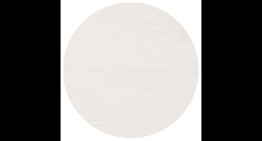 TafelbladØ40x2,5 cm massief grenenhout wit