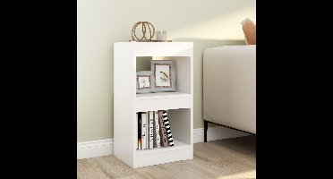 Boekenkast/kamerscherm 40x30x72 cm wit