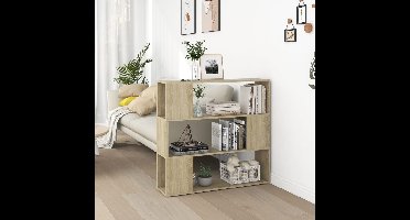 vidaXLBoekenkast/kamerscherm 100x24x94 cm sonoma eikenkleurig