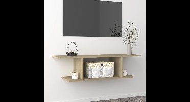 Tv-wandmeubel 103x30x26,5 cm sonoma eikenkleurig