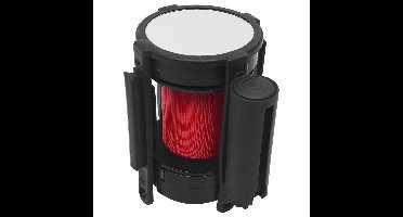 Afzetkoord uittrekbaar 200 cm rood