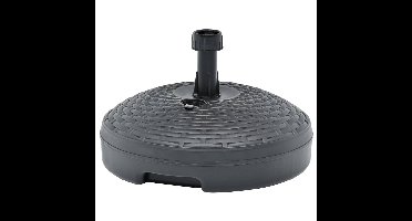 Parasolvoet gevuld zand/water 20 L kunststof rattan antraciet