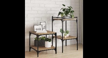 Boekenplank Bord 4 pcs Bruin 40 x 40 x 1,5 cm Bewerkt hout