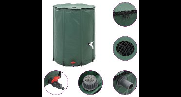 Regenton inklapbaar met tap 1350 L