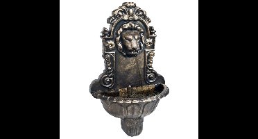 Muurfontein leeuwenkop brons