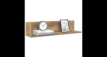 Wandschappen 2 st 75x16,5x16,5 bewerkt hout artisanaal eiken