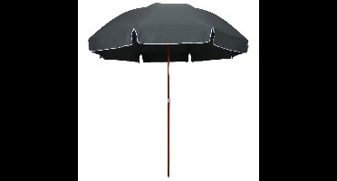 Parasol met stalen paal 300 cm antracietkleurig