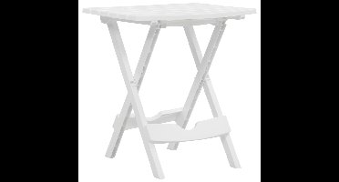 Tuintafel inklapbaar 44,5x38,5x50 cm wit