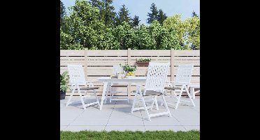 Tuinstoelkussens 4 st 40x40x4 cm oxford stof grijs