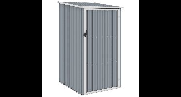 Tuinschuur 87x98x159 cm gegalvaniseerd staal grijs