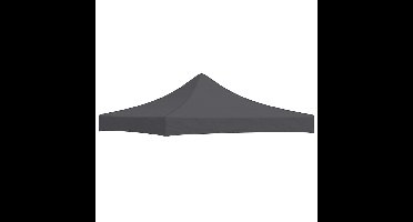 Partytentdak 3x3 m antracietkleurig