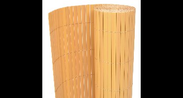 Tuinafscheiding dubbelzijdig 90x500 cm PVC geel