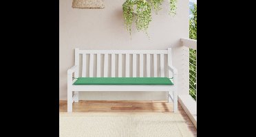 Tuinbankkussen 150x50x3 cm oxford stof groen