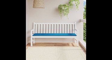 Tuinbankkussen 180x50x3 cm oxford stof blauw