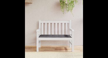 Tuinbankkussen 100x50x4 cm oxford stof antracietkleurig