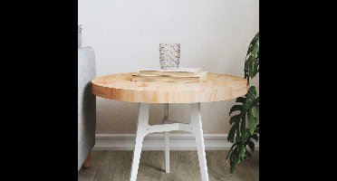 Tafelblad rondØ50x3 cm massief grenenhout