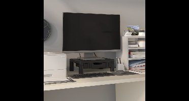 Monitorstandaard 43x30,5x13 cm zwart