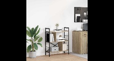 Boekenkast Sonoma Eiken 75 x 30 x 91 cm Bewerkt hout