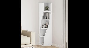 Hoekkast 32x32x140cm Bewerkt hout