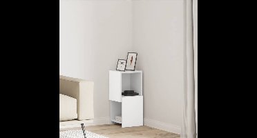 Hoekkast 25,5x25x55cm Bewerkt hout