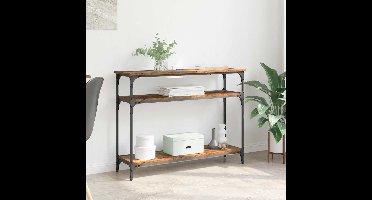 Wandtafel met plank Oud Hout 100 x 29 x 75 cm Bewerkt hout