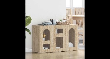 Dressoir Sonoma Eiken 100 x 35 x 59 cm Bewerkt hout