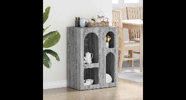 Dressoir Grijs Sonoma 59 x 35 x 80.5 cm Bewerkt hout