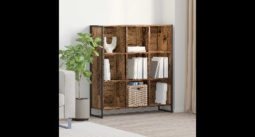 Boekenkast Oud Hout 99,5 x 30 x 108,5 cm Bewerkt hout