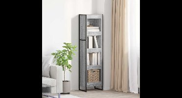 Boekenkast Grijs Sonoma 80 x 30 x 155 cm Bewerkt hout