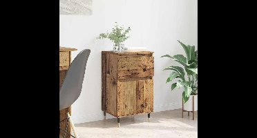 Dressoir Oud Hout 40 x 35 x 70 cm Gemonteerd hout en ijzer