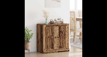 Dressoir Oud Hout 70 x 35,5 x 67,5 cm Bewerkt hout