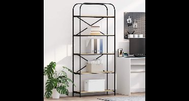 Boekenkast Sonoma Eiken 80 x 30 x 183 cm Bewerkt hout