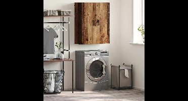 Wandkast Wandgemonteerd Oudhout 69,5 x 34 x 90 cm Bewerkt hout