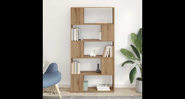 Tv-meubelset Wandgemonteerd Bruin 80 x 24 x 156 cm Bewerkt hout