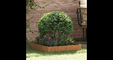 Tuinrand Roestig 60 x 60 x 13 cm Cortenstaal