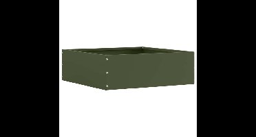 Tuinrand Olijf Groen 40 x 40 x 13 cm Staal