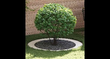 geschikt voor platte boomring WitØ90 / 120 cm Staal