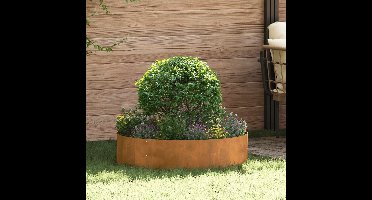 Plantenring Bruin 80 x 80 x 20 cm Cortenstaal